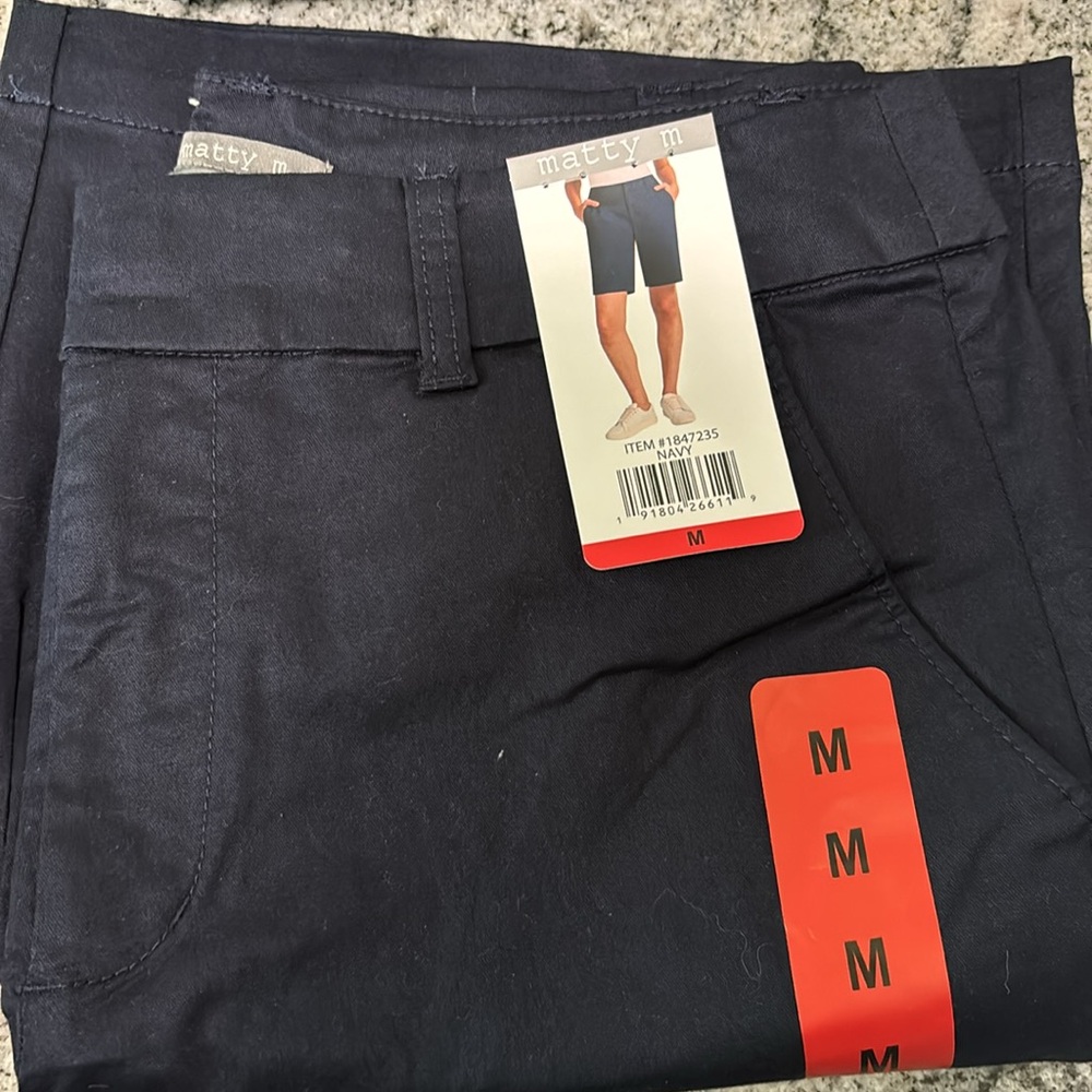 Matty M Women's Navy Shorts size/M NWT